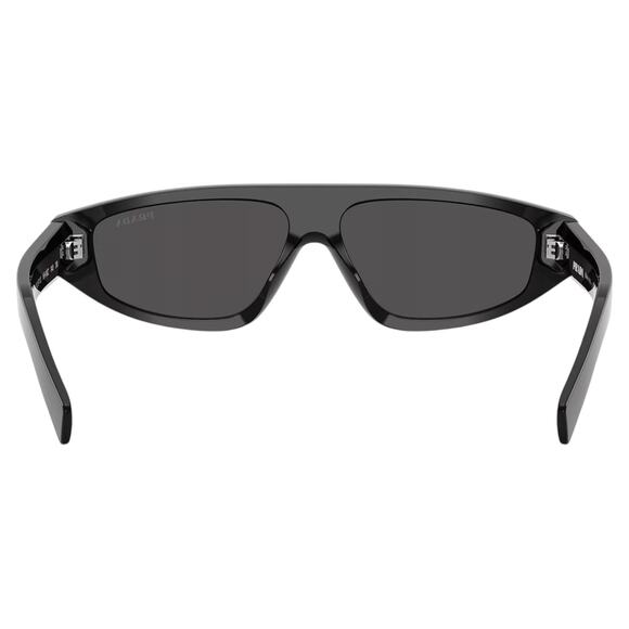 New PRADA Sunglasses Black Gray Lens 57-13-140 Authentic Prada